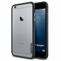 Бампер для iPhone 6s Plus / 6 Plus - Spigen - Neo Hybrid EX - Синевато-серый - SGP11056