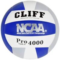 Мяч волейбольный CLIFF Pro 4000, 5 размер, PU, бело-синий