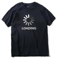 Футболка с принтом "LOADING"