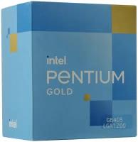 Процессор cpu intel pentium gold g6405 comet lake box 4.1ггц, 4мб, socket1200