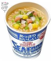 NISSIN CUP NOODLE SEAFOOD лапша С морепродуктами лайт