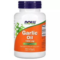 Капсулы NOW Garlic Oil, 250 шт