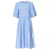 Платье Unlabel ALMOND1 голубой+белый