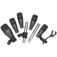 Микрофон инструментальный для барабана SAMSON DK707 - 1 Q71/ 4 Q72/ 2 C02 Pencil Condenser Mics