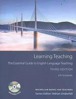 Learning Teaching third edition Jim Scrivener. Пособие для преподавателей
