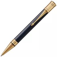 PARKER шариковая ручка Duofold K307, 1931373, черный цвет чернил, 1 шт