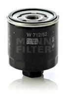 MANN-FILTER Масляный фильтр VW Polo V, Skoda Fabia II, Roomster, W71252 MANN W712/52