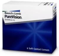 Контактные линзы Bausch & Lomb PureVision, 6 шт., R 8,6, D -9