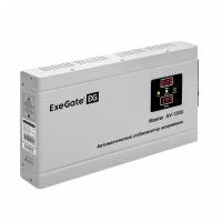 Exegate Стабилизатор напряжения ExeGate Master AV-1500 (1500ВА, 140-260В, цифр. индикация вход/вых. напряжения, 220В±8%, КПД 98%, 5 уровней защиты, за