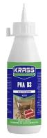 Клей универсальный Krass PVA D3,, для древесины, водостойкий 0,25л прозрачный