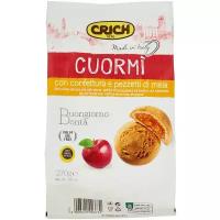 Печенье песочное CRICH "Cuor Mi Biscuits" с яблочным джемом, 270 г