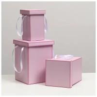 UPAK LAND Набор коробок 3 в 1, розовый, 17 х 25 см / 14 х 23 см/ 10 х 18 см