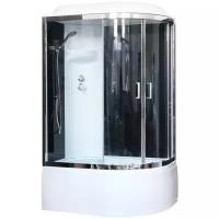 Душевая кабина Royal Bath RB 8120BK6 L высокий поддон 120см*80см