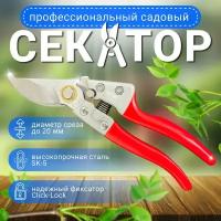 Секатор садовый / профессиональный / для цветов / сучкорез для деревьев / для дачи и сада