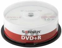 Диски Sonnen DVD+R 4.7 Gb 16x Cake Box (25 шт)