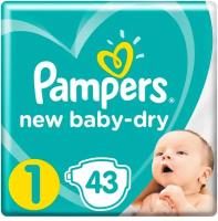 Pampers подгузники New Baby Dry 1 (2-5 кг)