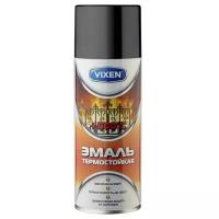 Эмаль Vixen термостойкая 750°С, черный, полуматовая, 520 мл, 1 шт