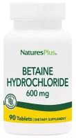 Таблетки Nature's Plus Betaine Hydrochloride, 600 мг, 90 шт