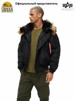 Куртка аляска Alpha Industries N-2B Parka, black (размер: xxl, российский размер: 54)