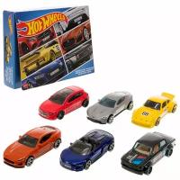 Набор из 6 игрушечных машинок Hot Wheels коллекция Европейские автомобили