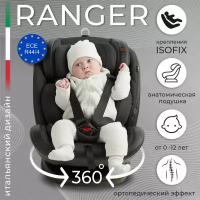 Автокресло поворотное группа 0123 (0-36) Sweet Baby Ranger 360 Isofix Pirate Black