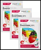 Avgust Препарат от тли на овощных и ягодных культурах биотлин, 8 шт. х 3 мл, 3уп