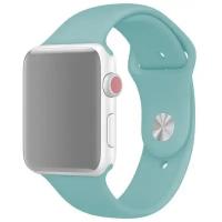 Ремешок для Apple Watch 1-6/SE 42/44 мм силиконовый InnoZone - Бирюзовый (APWTSI42-44)