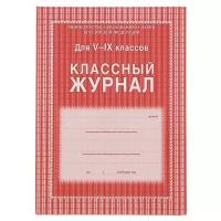 Классный журнал для 5-9 классов А4 84л 7БЦ ламинир, блок офсет 65г/м2 1508680