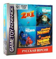 Сборник 2 части игр Finding Nemo для GBA