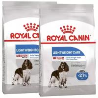 ROYAL CANIN MEDIUM LIGHT WEIGHT CARE диетический для взрослых собак средних пород (3 + 3 кг)