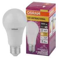 Лампа светодиодная 10Вт Е27 2700К стандарт матовая Osram