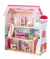 Кукольный домик Открытый коттедж Chelsea с мебелью 19 элементов