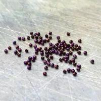 Бусина Гематит фиолетовый граненый шар 2 мм 100 шт
