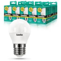 Набор из 10 светодиодных лампочек Camelion LED8-G45/830/E27