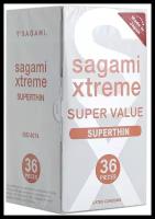 SAGAMI Xtreme 0.04 мм ультратонкие 36 шт