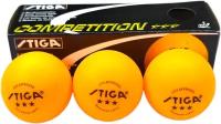 Мячи для настольного тенниса Stiga 3 шт. Желтые