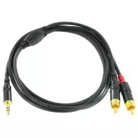 Кабель аудио 1xMini Jack - 2xRCA Cordial CFY 0,9 WCC 0.9m