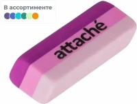 Ластик Attache прямоуг. скош, 49x19x8 мм, термопл. каучук, ассорти