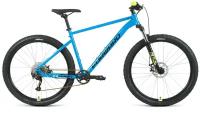 Горный велосипед Forward Sporting 27,5 XX 2021, синий/желтый, рост 17"