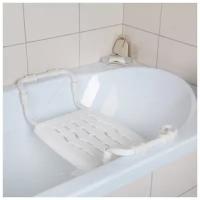 Сиденье для ванны раздвижное, цвет белый