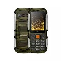 Сотовый телефон BQ 2430 Tank Power камуфляж/серый
