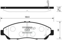 [45022Stxa00] колодки дисковые п. для acura mdx/zdx 07-11, honda pilot 09-11 Sangsin SP1452