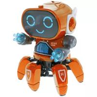 Интерактивная игрушка танцующий робот Robot Bot Pioneer, оранжевый