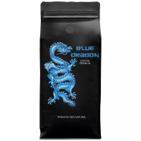 Кофе в зернах BLUE DRAGON натуральный, свежая обжарка, 1 кг (робуста Вьетнам 100%)