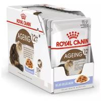 Влажный корм для пожилых кошек Royal Canin Ageing +12 12 шт. х 85 г (кусочки в желе)