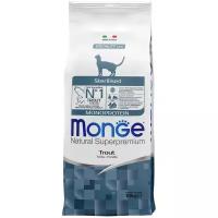 Monge Cat Monoprotein Sterilised Cухой корм для стерилизованных кошек, Форель 10кг