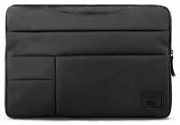 Сумка Uniq Cavalier 2- in-1 Laptop messenger- sleeve Black