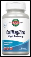 Таблетки KAL Cal/Mag/Zinc High Potency, 200 г, 100 шт