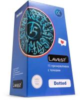 Lavest Dotted розовые презервативы с точечной структурой стенок 15 шт