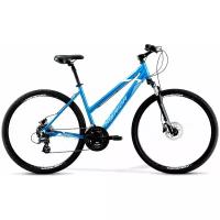 Велосипед MERIDA Crossway 10-D Lady 2021 синий/белый 51cm